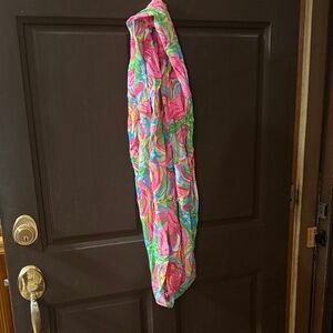 NWT Lilly Pulitzer Colorful Floral Infinity Scarf